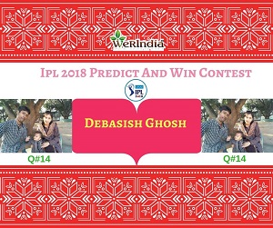 #IPL2018 - Ques #14 Winners