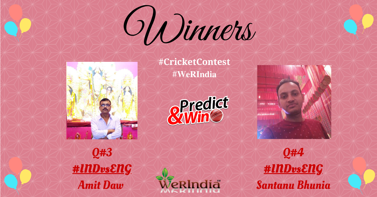Cricket Contest 2025, INDvsENG Q#3 & 4